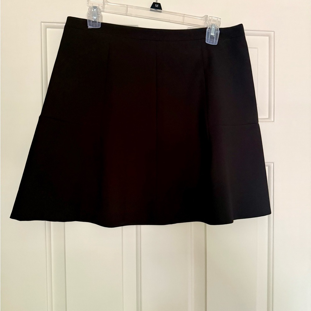 J. Crew Black A-Line Mini Skirt for Work